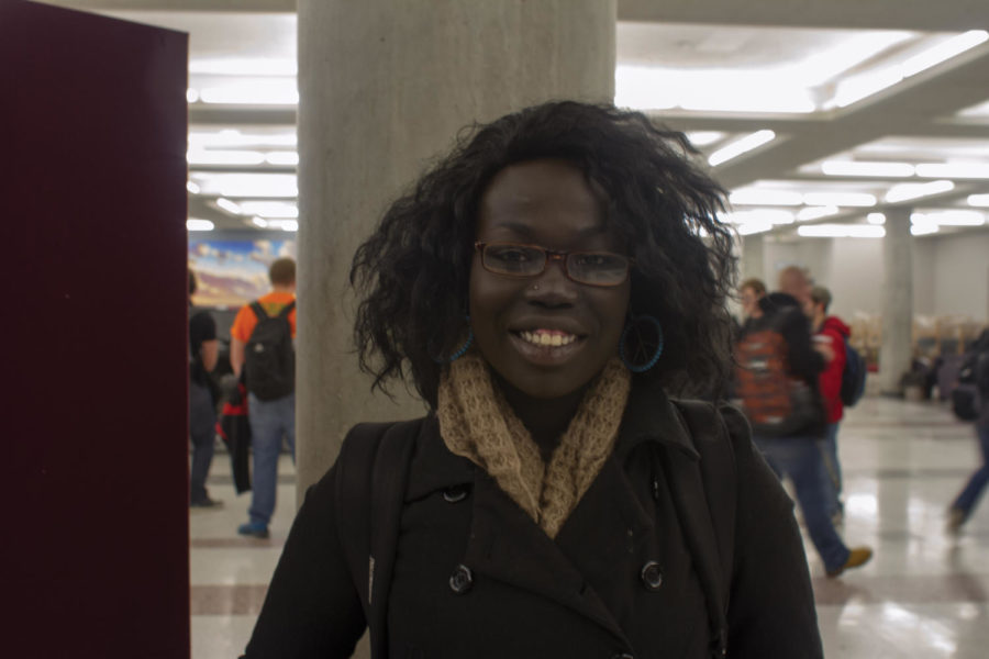 Nya Deng, the Director of Student Diversity for the Government of the Student Body, is a major supporter for the International Student Mentoring program.
