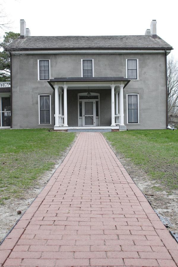 The Farmhouse, located on the ISU campus, is one of the 16 places in Ames that is recognized on the National Register of Historic Places. There are six other landmarks at Iowa State. 
