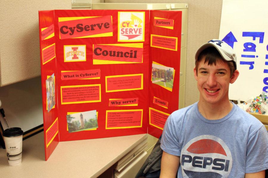 Cooper Hollmaier, sophomore in pre-journalism and mass communication, is currently the president of CyServe Council. CyServe Council was formerly known as the 10,000 Hours Show.
