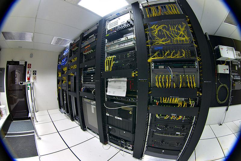 An example of a small data center. 
