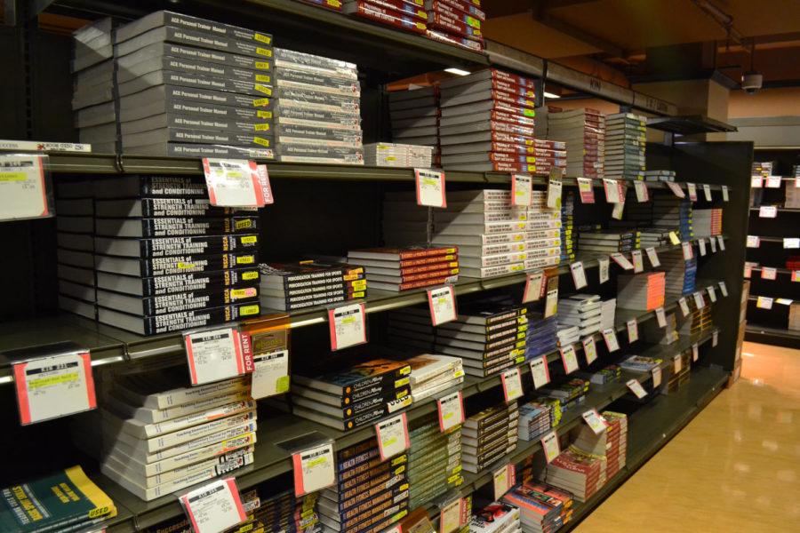 The Campus Bookstore in the Memorial Union is home to hundreds of textbooks for students at Iowa State. 
