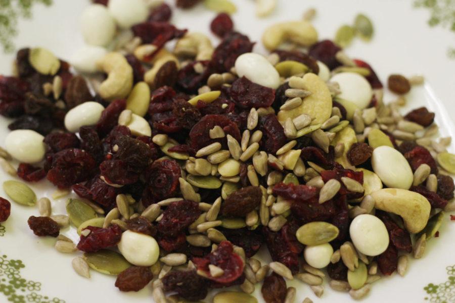 Trail mix can be an easy snack to make if youre looking for something while youre on the go. 