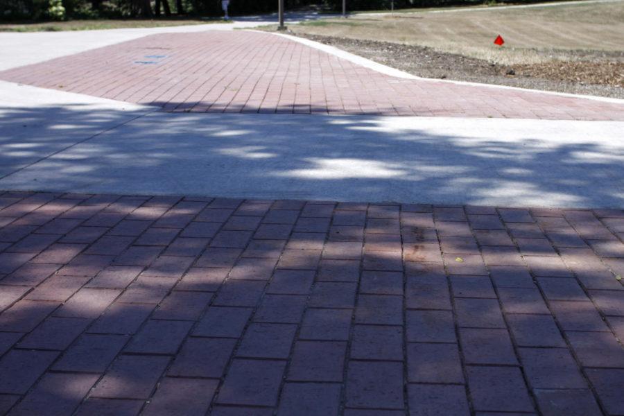 The brick pavement outside of Troxel Hall may look ordinary, but underneath of it lies the first Silva Cells in the state of Iowa. These cells allow tree roots to continue growth, prevent soil compaction, and filter and absorb storm runoff.