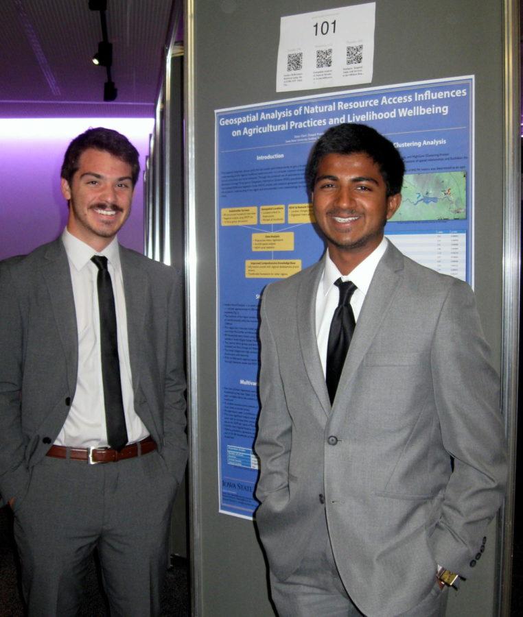 Dylan Clark and Deepak Premkumar are the only undergraduates that presented at the European Space Agencys (ESA) Living Planet Symposium in Edinburgh from September 9 to 13.