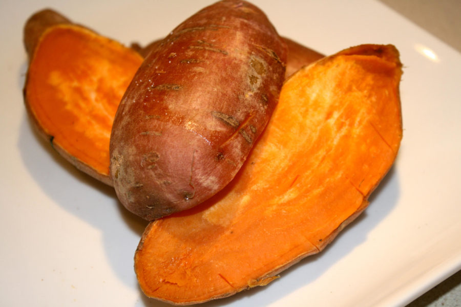 Sweet potatoes add an bright color and flavor to any plate.