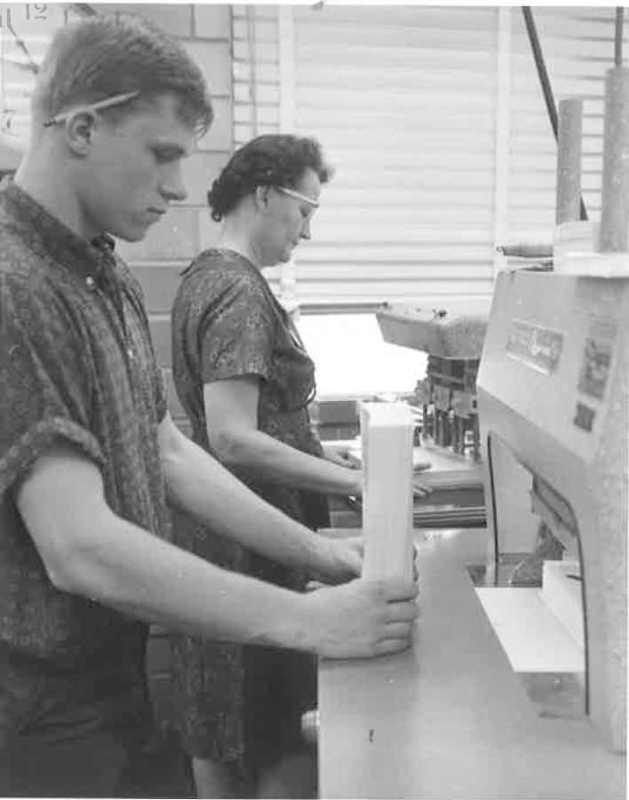 In 1965, Gary Hoenick worked for printing services on the second floor of what is now Snedecor Hall. After 51 years of service, Hoenick plans to retire in September 2014.