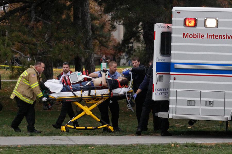 Tyler Comstock, 19 of Boone, and driver of the stolen Spring Green Lawn Care truck that sped through campus, was taken to Mary Greeley Medical Center at 10:42 a.m. on Monday. There, he was pronounced dead, due to shots sustained in his head and chest. 