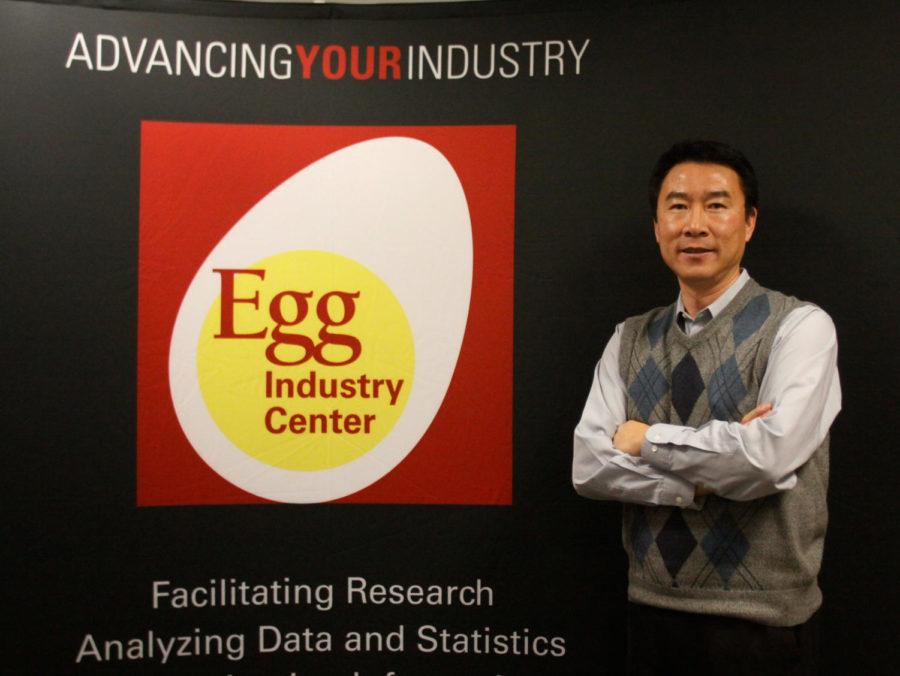 Hongwei Xin, director of the Egg Industry Center and professor in agricultural and biosystems engineering, was named the inaugural Iowa Egg Councils endowed professor. Xin says his goal is to provide the industry, in Iowa, the nation, and the world, with science based information and to make it more sustainable.