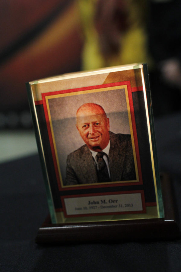 Family, friends and fans attended the visitation for former basketball coach Johnny Orr on Jan. 2 at Hilton Coliseum. Orr passed away on Dec. 31, 2013 at the age of 86.