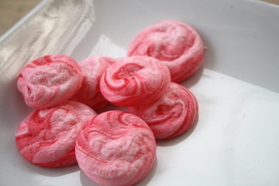 Try these peppermint meringue cookies that are sweet and festive, leaving you feeling light and guilt-free during the holiday season.