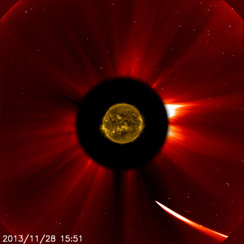 ISON grazes the sun on its visit to the solar system. The comet has piqued interest in space, something that has waned recently. 