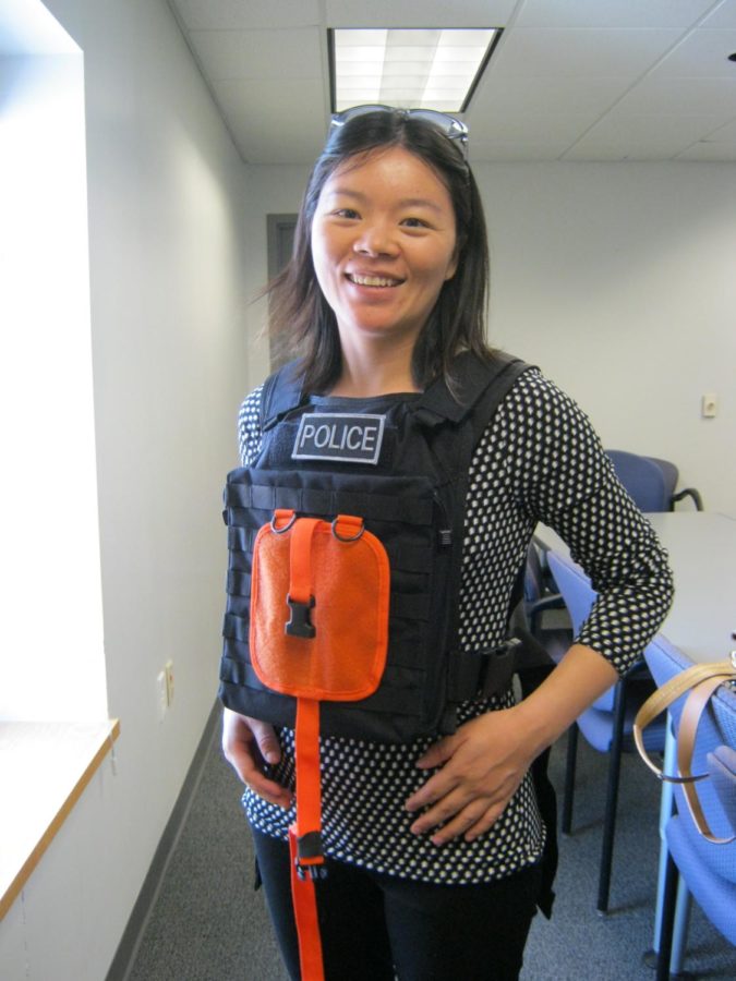 With the assistance of the Ames Police Department, the design team was able to sample the current bullet-resistant safety vest law enforcement officials use currently. 