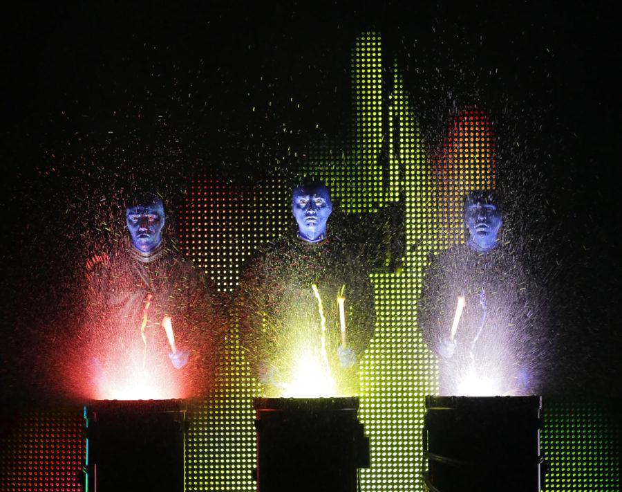 The Blue Man Group will be performing at the Des Moines Civic Center February 18-23. 