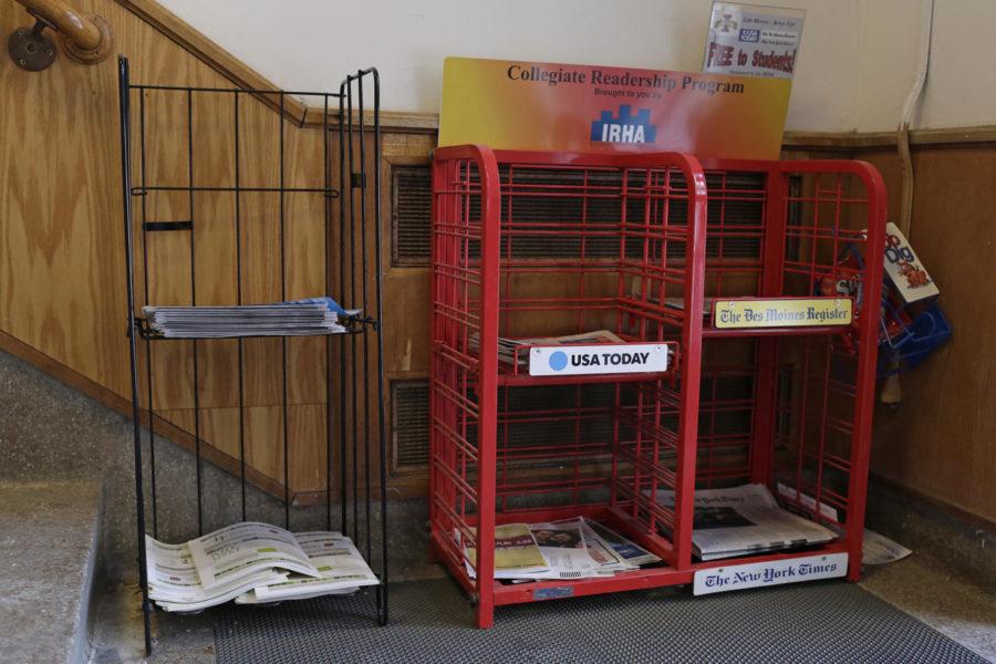 The Inter-Residence Hall Association will discontinue the residence hall newspaper program. The pragram was responsible student access to free newspapers such as USA Today and The Des Moines Register in the residence halls.