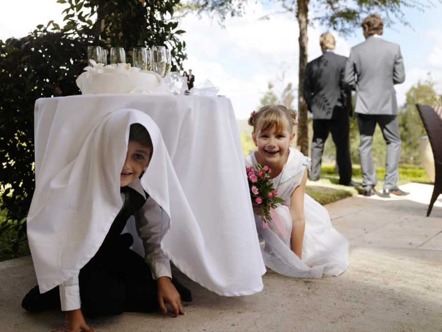 Children at wedding