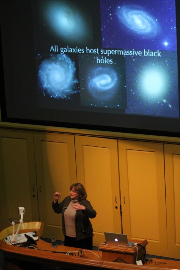 Meg+Urry%2C+chair+of+the+Physics+Department+and+director+of+the+Center+of+Astronomy+and+Astrophysics+at+Yale+University%2C+visited+Iowa+State+to+lecture+on+her+teams+findings+on+black+holes.+Urry+is+a+former+senior+scientist+at+the+Space+Telescope+Science+Institute%2C+which+runs+the+Hubble+Space+Telescope+for+N.A.S.A.