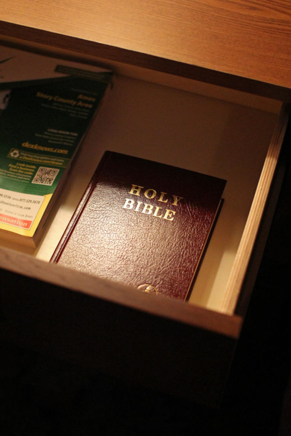 Starting March 1, Bibles will be removed from hotel rooms in the Memorial Union. The removal stems from a complaint by a guest to the Freedom From Religions Foundation.