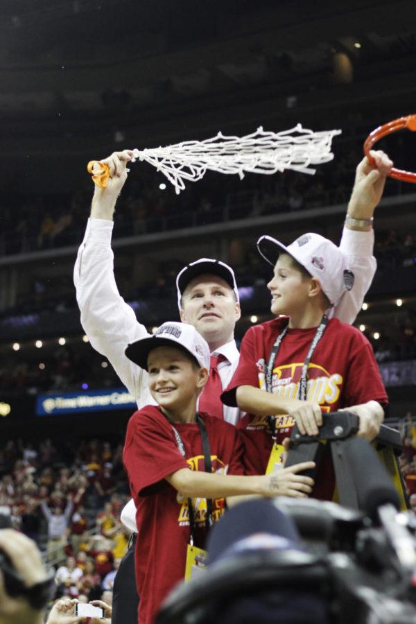 Fred Hoibergs cutting of the net after Iowa State won the 2014 Big 12 Championship against Baylor signaled an ISU team on the rise in the Big 12 conference.  