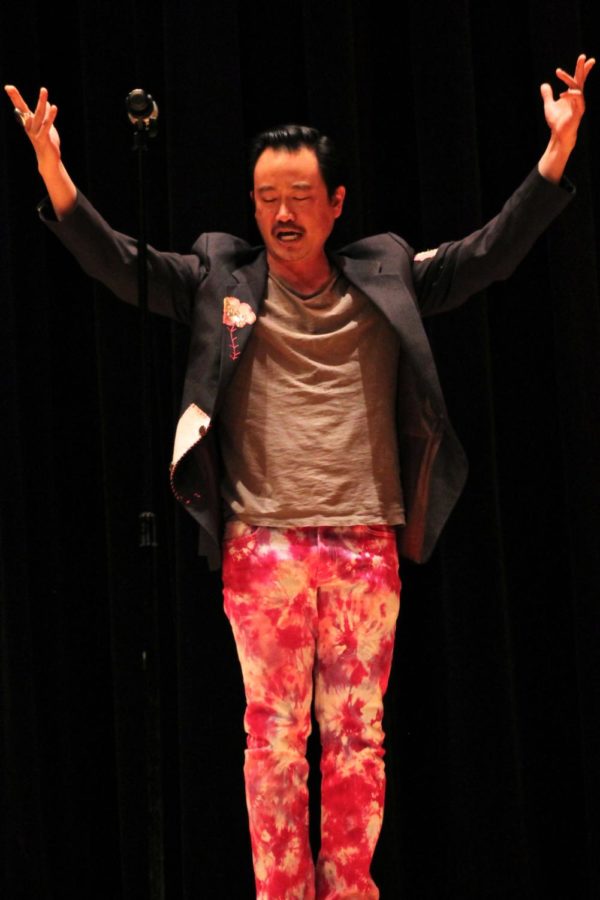 Beau Sia, Tony-award winning poet and New York University graduate, presented a slam poetry session on the issue of Asian-American culture and his claim for it to be watered down in current American society. The Asian Pacific American Awareness Coalition hosted Sia as part of Heritage Week celebration night.