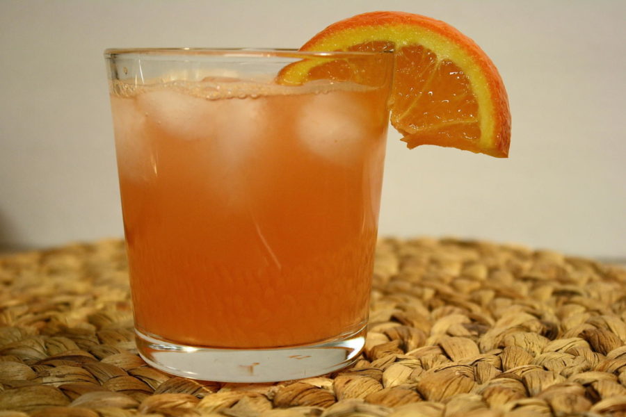 Using the juice from blood oranges creates a deeper orange color for this light and refreshing beverage. If you cannot find blood oranges, regular oranges work as well. 