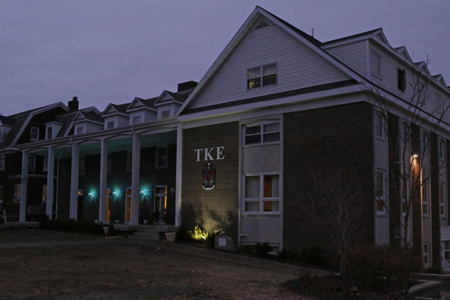April is Autism Awareness month and at least 15 greek houses have put in blue light displays in support of the cause. Tau Kappa Epsilon is one of the greek houses participating.