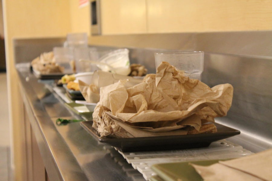Thanks to a large amount of student support for the program, ISU Dining began composting in order to make food waste more useful. Napkin and paper waste are the largest contributors to waste, but they are composted with pulpers to reduce space.