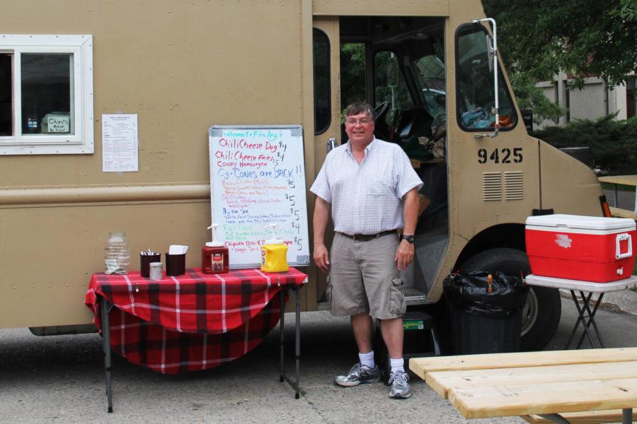 Tim Little, owner of Finley’s Curbside Beastro, said his food truck will be on campus through the fall and likely into the winter, at which time he hopes to offer coffee and hot chocolate.