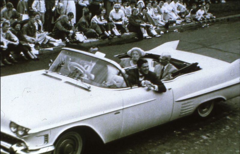 U.S. President Ronald Reagan was the parade marshall during the 1958 Veishea.