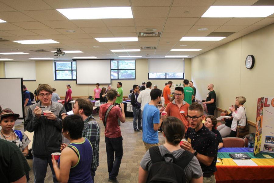 Iowa State LGBTQA and other ISU students attended the LGBTQA Student Services ice cream social on Aug. 28 at the Union Drive Community Center.