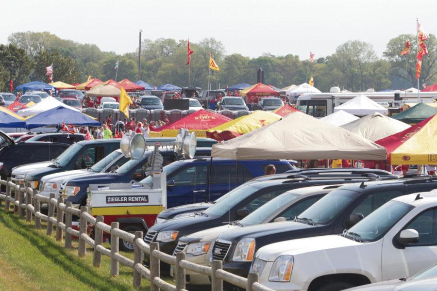 Tailgaters packed the lots for the season opener in Ames. Iowa State defeated Tulsa 38-23 on Saturday, Sept. 1, 2013, at Jack Trice Stadium.