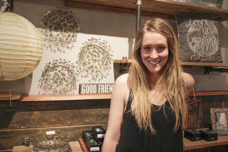 ISU alumna Talia Jensen is the owner of Portobello Road on Welch Ave. Jensen graduated in 2009 and moved back to Ames to fulfill her dream of owning her own store. 