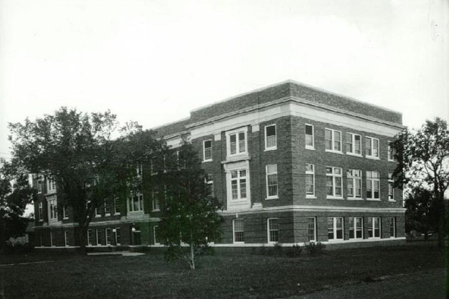 Pictured is the Iowa Highway Commission building, now the Iowa DOT building, in 1924. The Iowa DOT has grown considerably since it’s start and is no longer part of Iowa State.