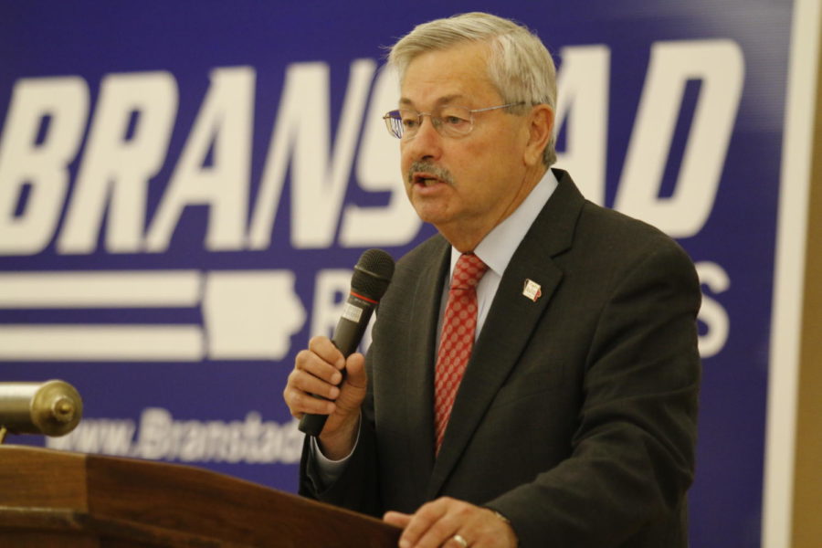 Iowa Gov. Terry Branstad and Lt. Gov. Kim Reynolds announced their initiatives for the 2014 campaign in an event Sept. 9 in the Gallery Room of the Memorial Union.Branstad and Reynolds stated that their platform aims to make higher education affordable while reducing student debt.