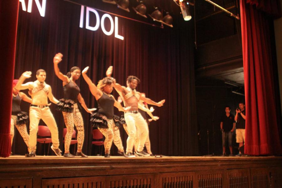ISU dance group Motion Sickness performs at Asian Idol on Sunday, Sept. 28, at the Great Hall in the Memorial Union.