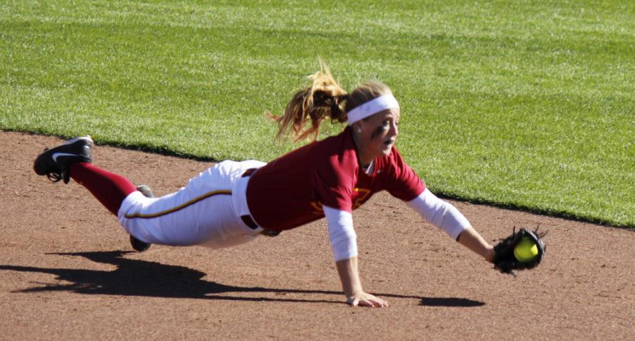 Iowa State softball won both games against the Eagles on Oct. 18 at the Cyclone Sports Complex.