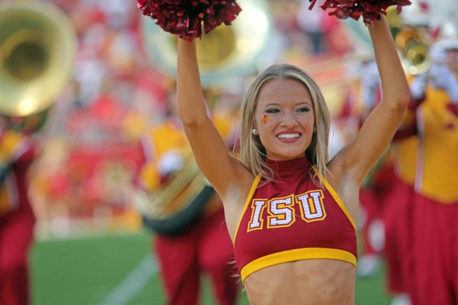 Iowa States dance team performed during the North Dakota State game Aug. 30. The Cyclones lost to the Bison with a final score of 14-34.