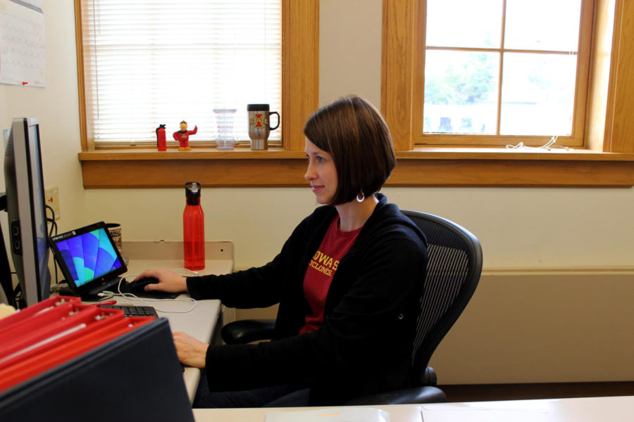 Kelly Friesleben is the associate registrar of transfer pathways and student success at Iowa State.