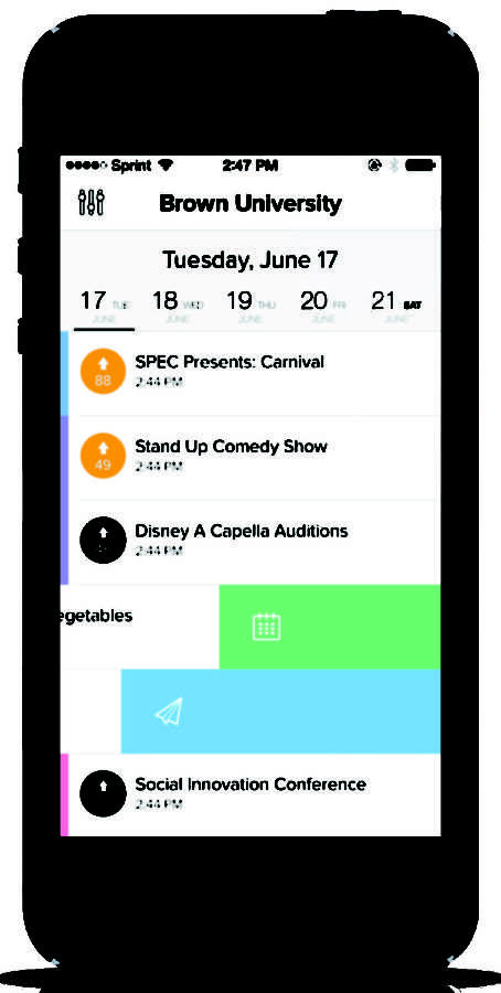 Nicholas Terhall, GSB director of student affairs, developed an app known as Ventfull where students can add their own events onto the calendar and rate events they think are important.