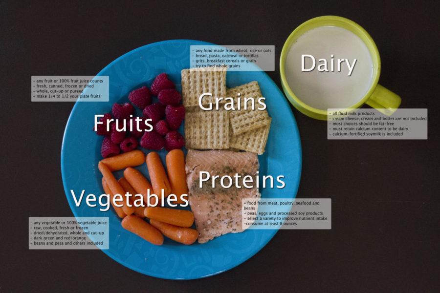Setting your plate is the best way to make sure you maintain a healthy diet and lifestyle. Information obtained from choosemyplate.gov.