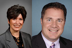 Joni Ernst and Bruce Braley are running for the U.S. Senate.