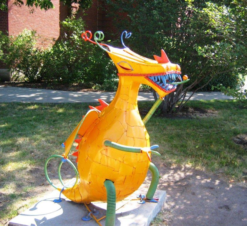 The ISU and Ames community can vote for their favorite names for two dragon sculptures created by local Ames metal sculptor Dave Johnson. Voting is open until Nov. 23, and can be done on the City of Ames website.