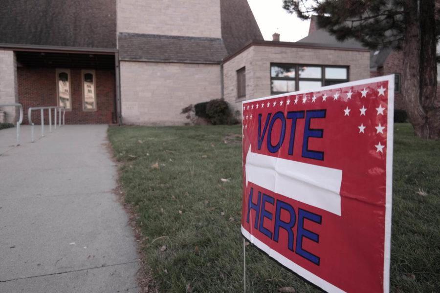The Memorial Lutheran Church, across the street from the Memorial Union, served as a polling place for the Nov. 4 midterm election. The church mostly saw many young voters, who tend to turn out to vote less frequently than older demographics. 