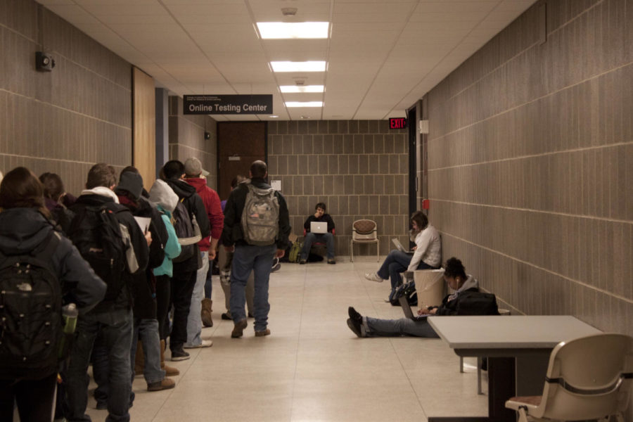 Never wait until the last day to take an exam. Other students may have procrastinated, causing a long line.