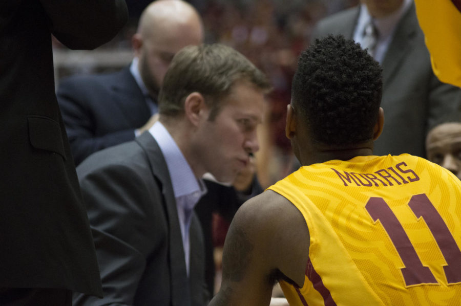 Fred Hoibergs late-game coaching helped Iowa State hold off Kansas for a 77-71 victory on Jan. 20, 2015. 