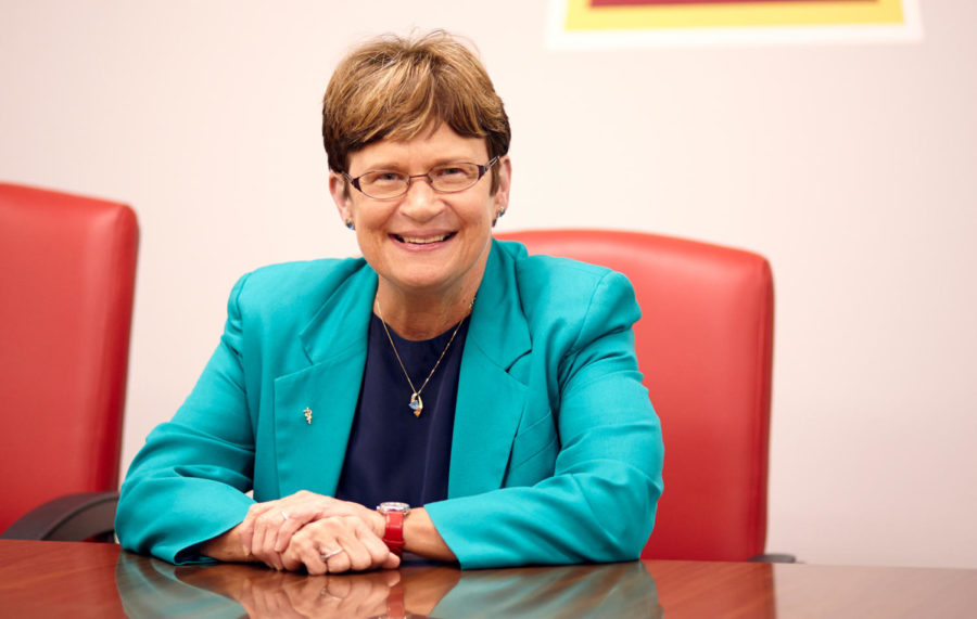 Lisa K. Nolan is the dean of the College of Veterinary Medicine at Iowa State University.