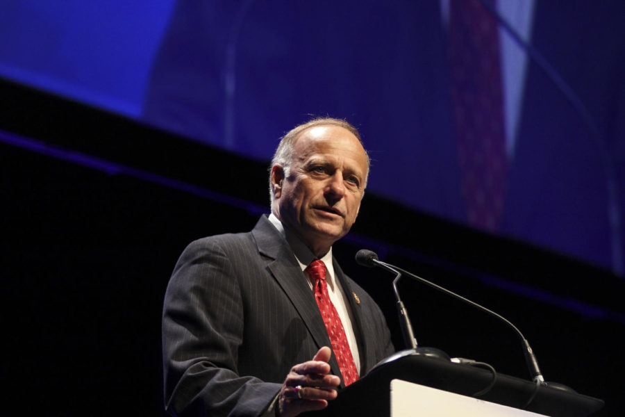 Rep. Steve King spoke at the 2014 Family Leadership Summit on Aug. 9 at Stephens Auditorium.