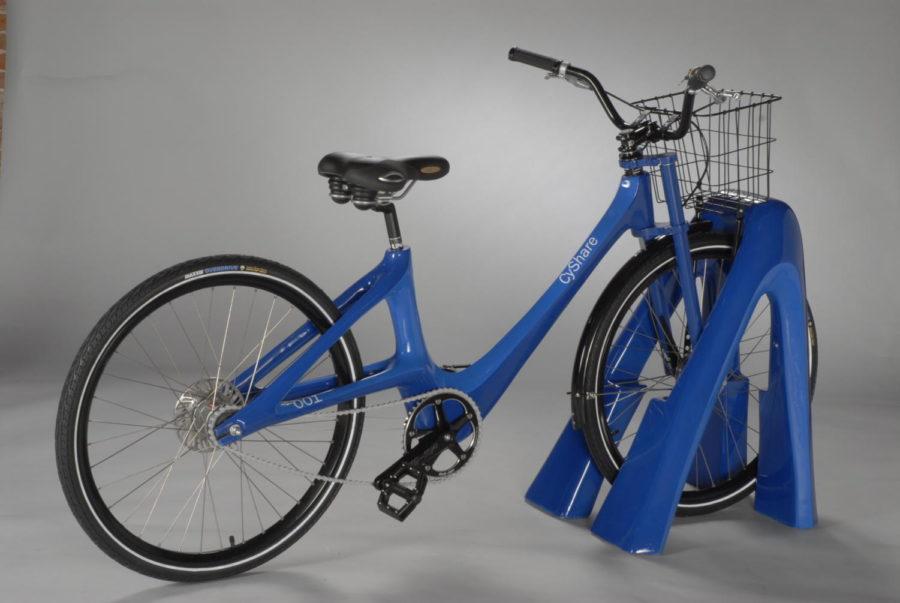 This was the preferred concept by the Bike Share Committee. The bike share bill was voted down by the Student Government on Sept. 3, 2014, but will be revisited this fall.