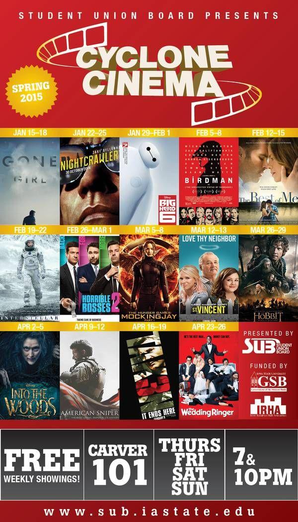 Free movies in Carver Hall – Iowa State Daily