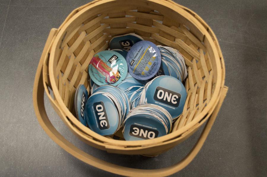The residence hall desks across campus offer free condoms to students on certain days of the week.