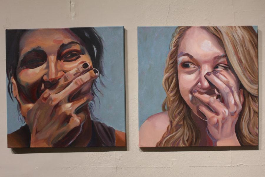 Just Between Us by Carly Ludwig, sophomore in integrated studio arts, is on display at the Octagon Center for the Arts in Ames as part of its annual all media exhibition. It is one of many submitted by ISU students that will be on display there between Jan. 23 and April 4.